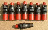 Chevy / GMC 6.2L Non Turbo Diesel Fuel Injector Set; Long Body, Course Thread Rebuilt with New Bosch Nozzles