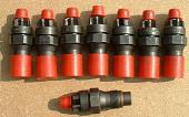 Chevy / GMC 6.2L Non Turbo Diesel Fuel Injector Set; Long Body, Fine Thread Rebuilt with New Bosch Nozzles